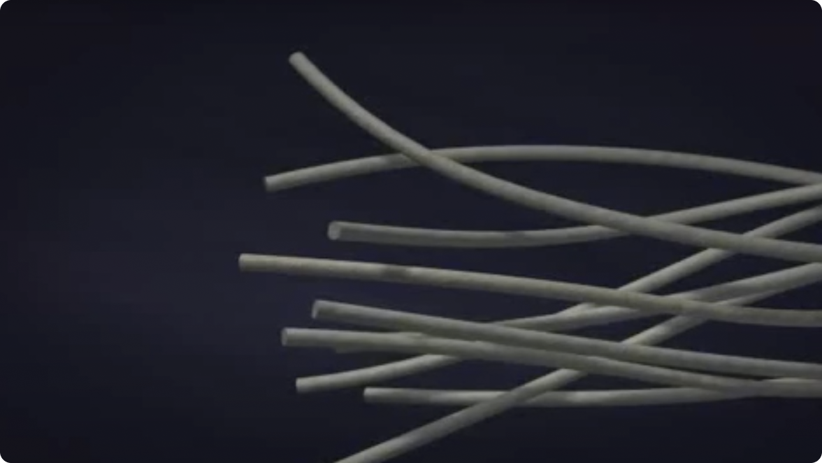 illustration of hydrofibers