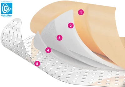 layers of wound dressing