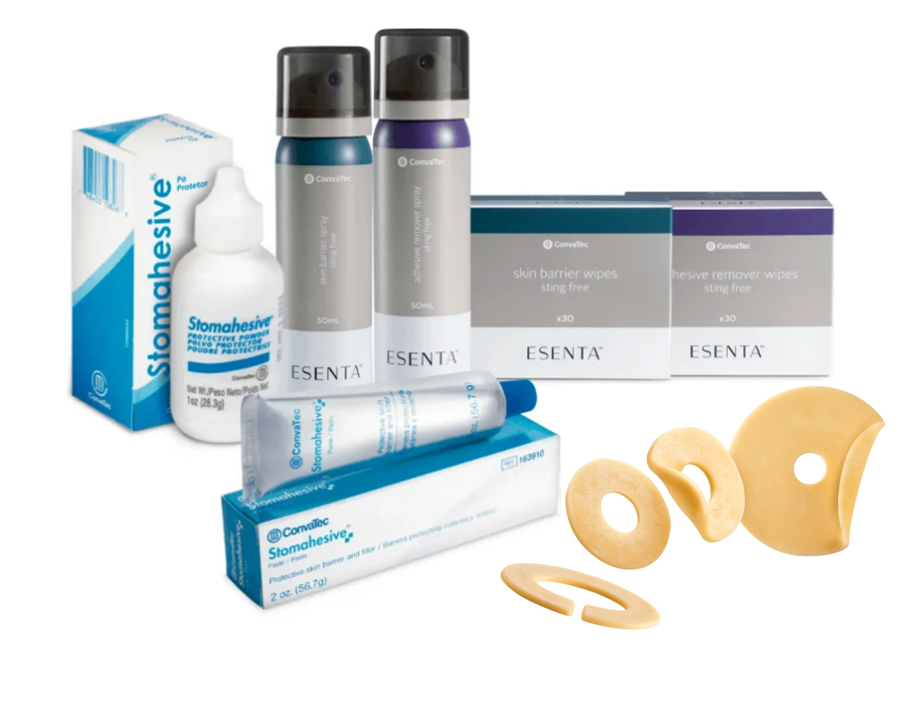 a group of products