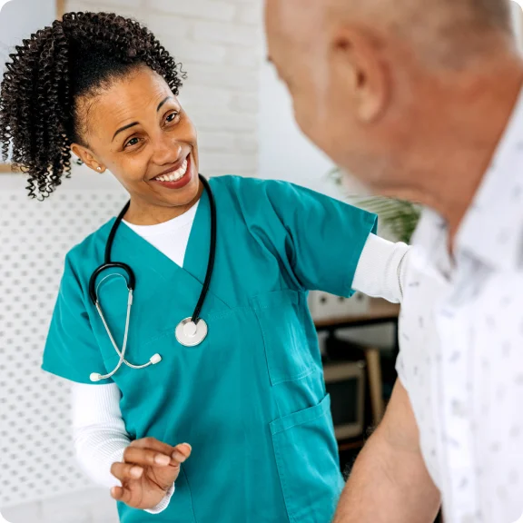 a doctor and a patient
